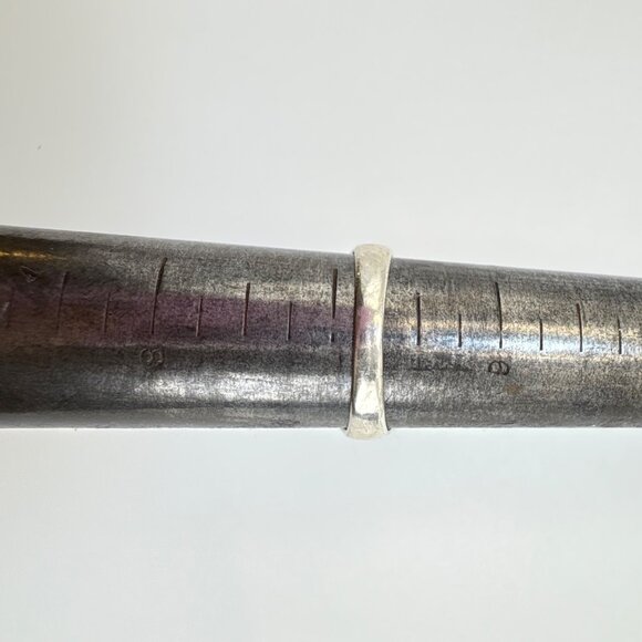 VTG Sterling Silver 925 Signet Style Shield Design Statement RIng Size 6.75 - Picture 11 of 12